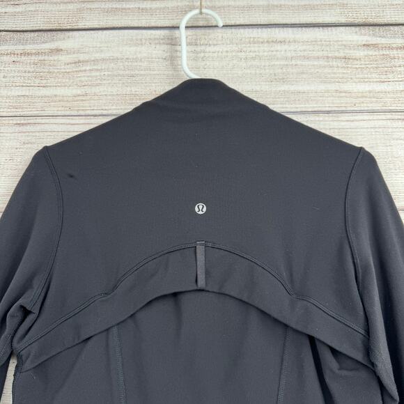 Lululemon Full Zip Define Jacket Womens 10 Black 2 Pocket Stretch Running - Picture 4 of 12